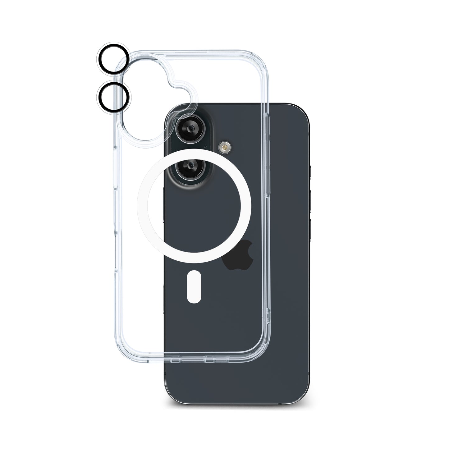 ArmorPro 3-in-1 Combo (HD Screen Protector & Camera Lens & Clear Case with MagSafe )for iPhone 16 Series