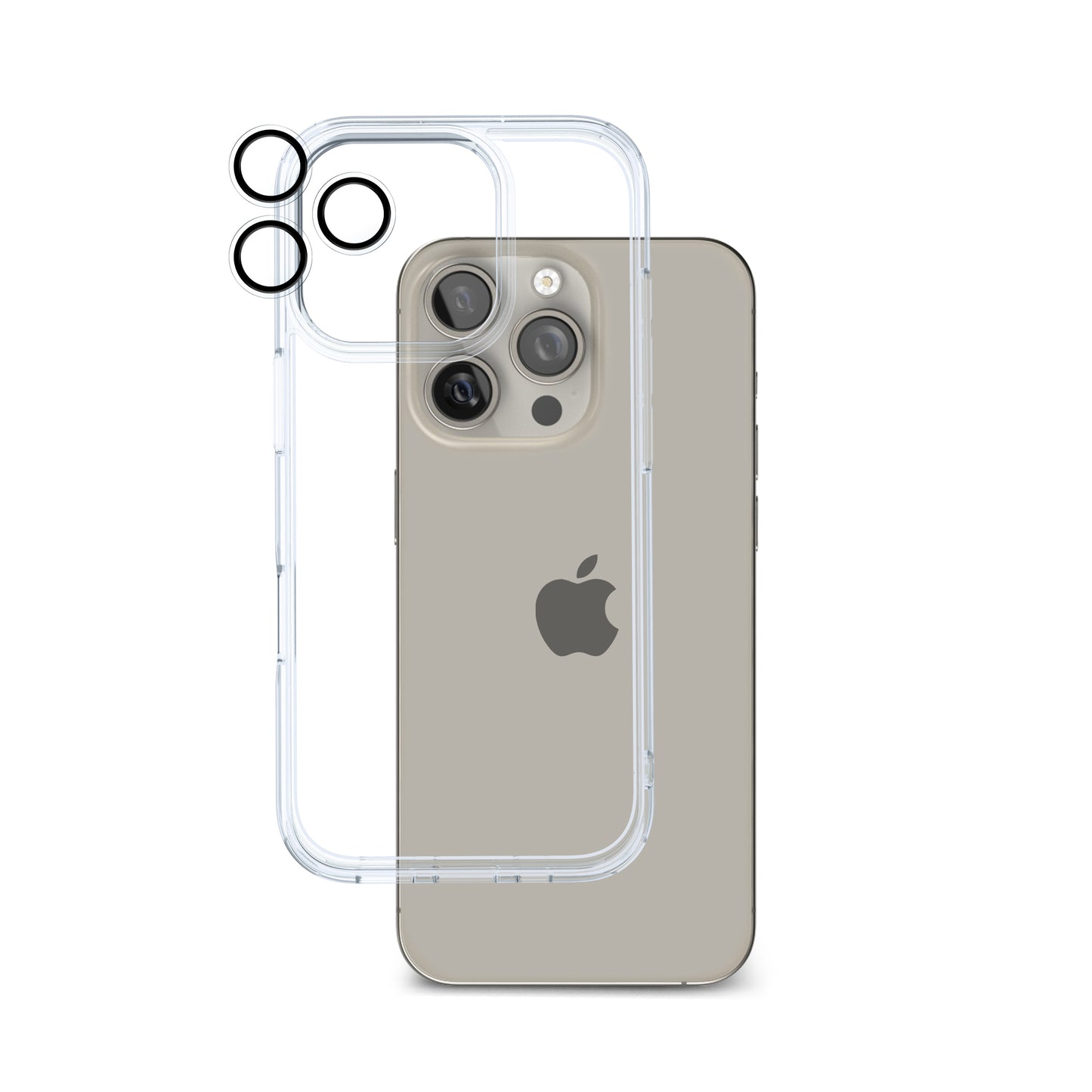 ArmorPro 3-in-1 Combo (HD Screen Protector & Camera Lens & Clear Case)for iPhone 16 Series