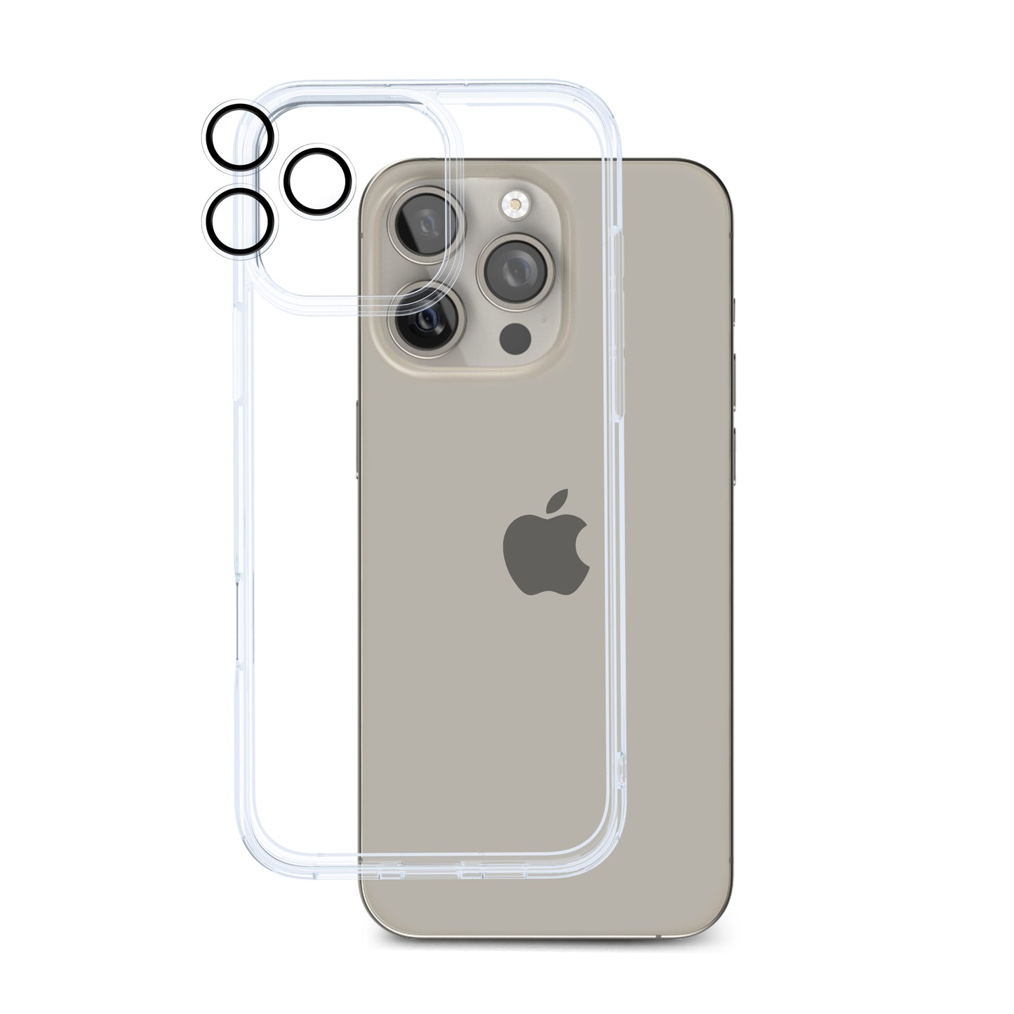 ArmorPro 3-in-1 Combo (Privacy Screen Protector & Camera Lens & Clear Case) for iPhone 16 Series
