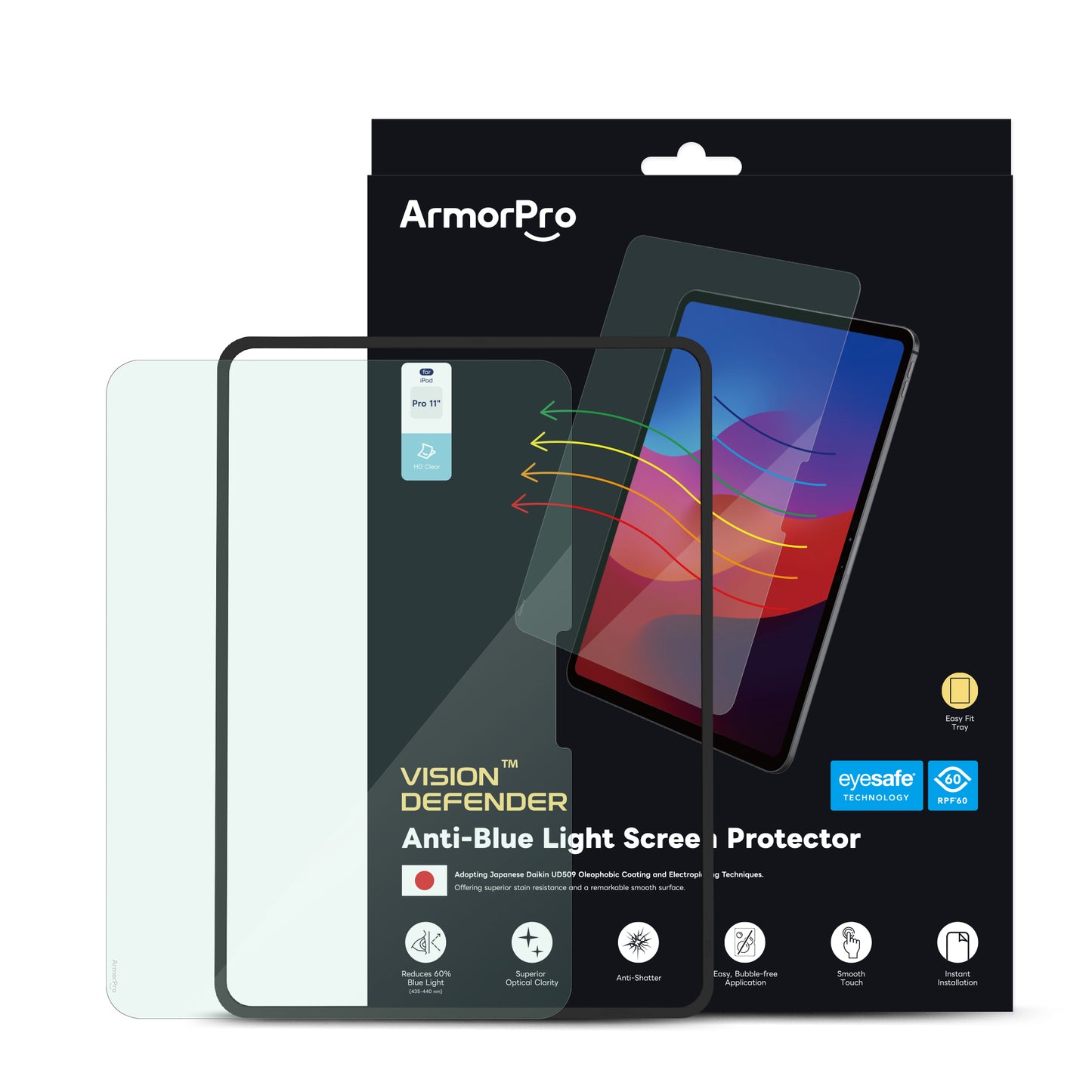 ArmorPro EyeSafe Screen Protector for iPad