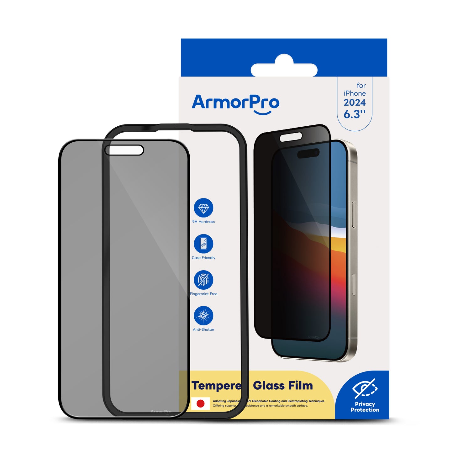 ArmorPro Privacy Screen Protector for iPhone 16 Series