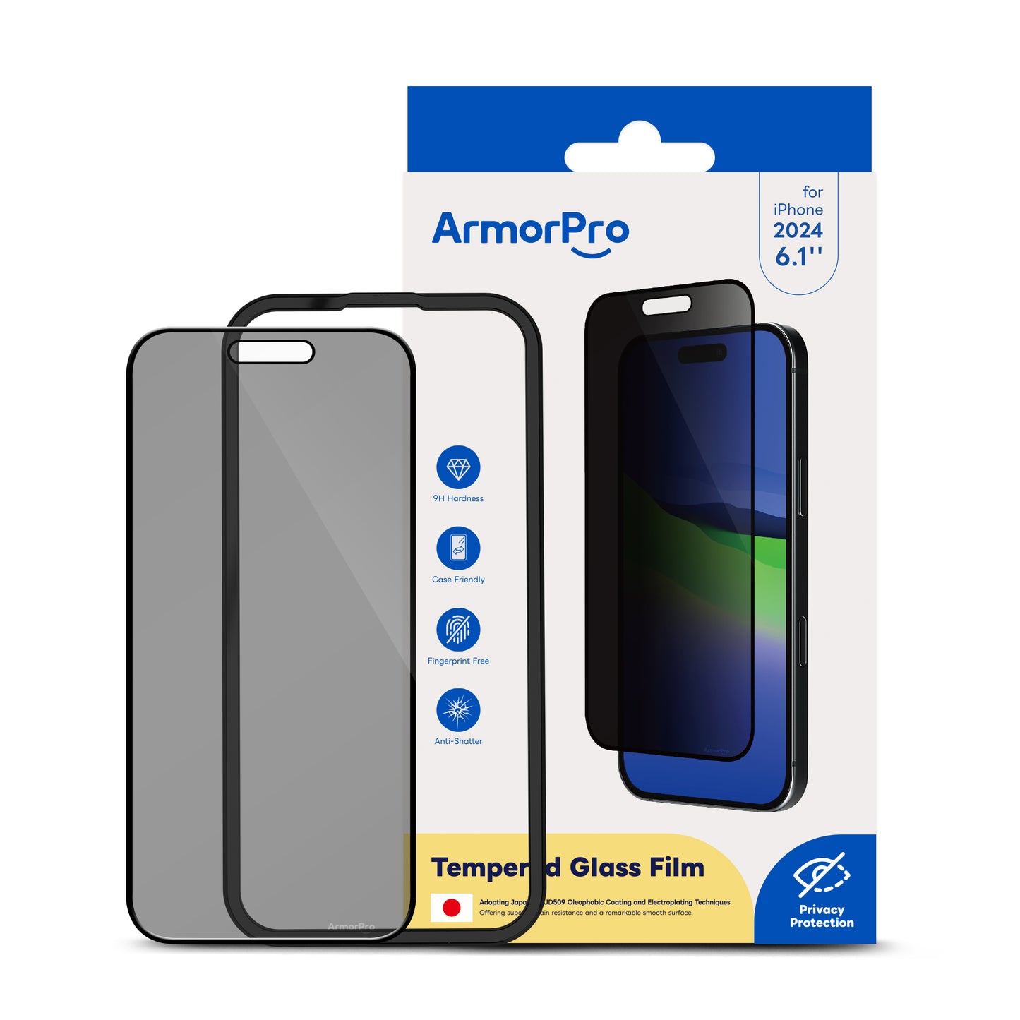 ArmorPro Privacy Screen Protector for iPhone 16 Series