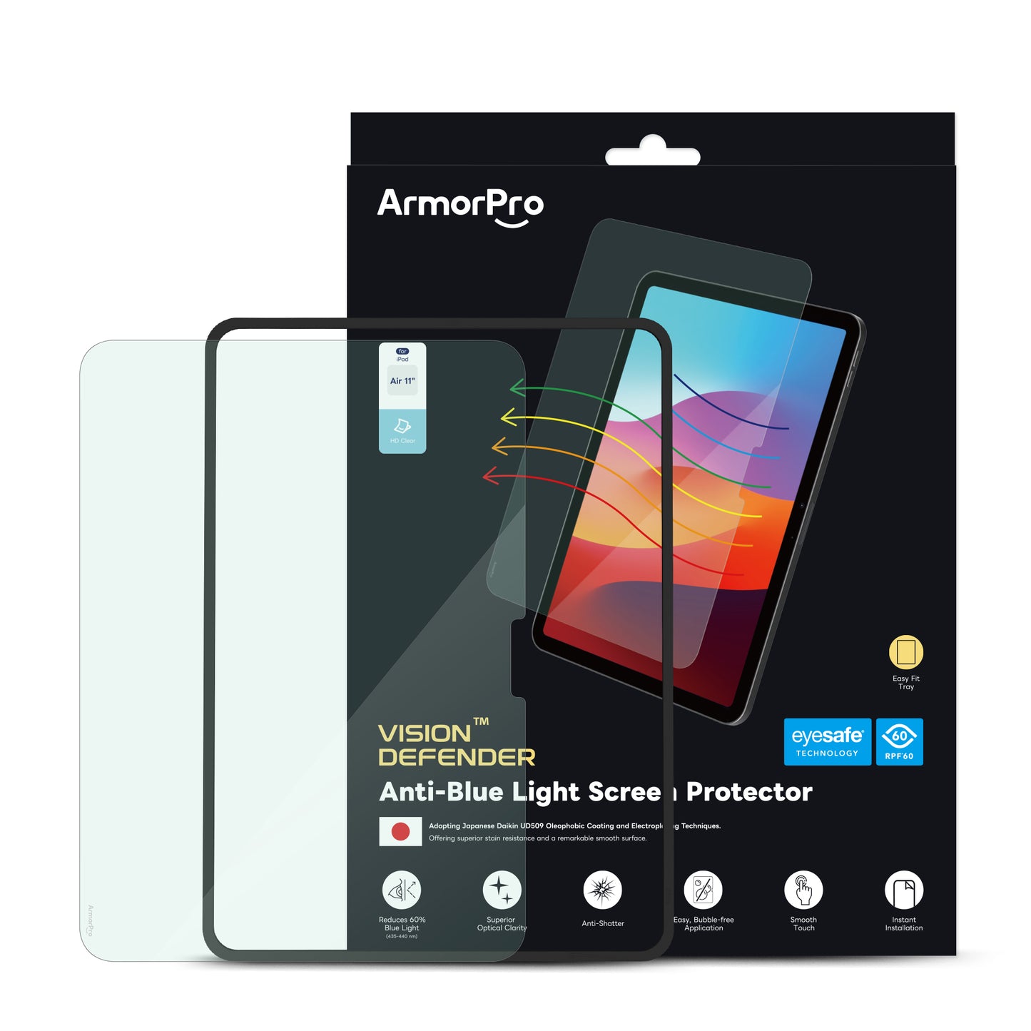 ArmorPro EyeSafe Screen Protector for iPad