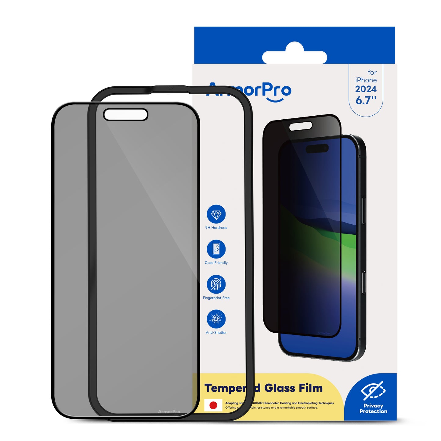 ArmorPro Privacy Screen Protector for iPhone 16 Series