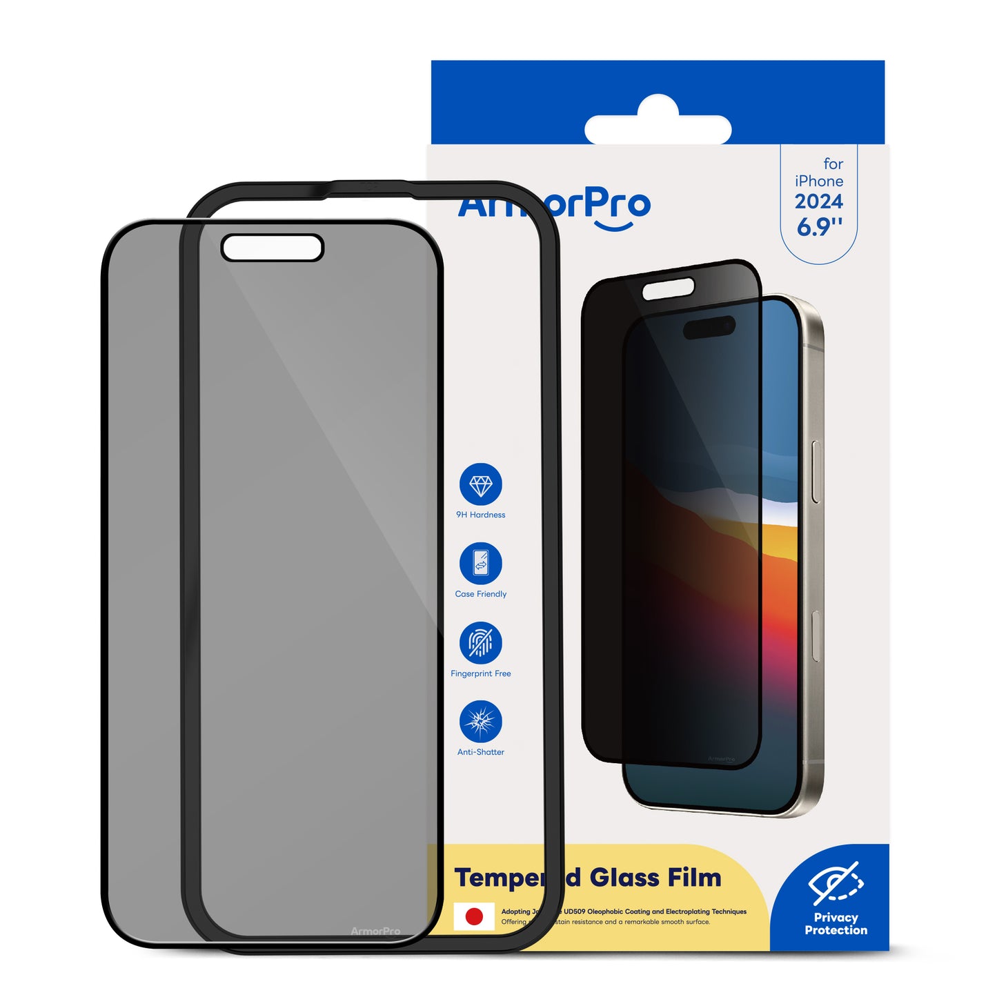 ArmorPro Privacy Screen Protector for iPhone 16 Series