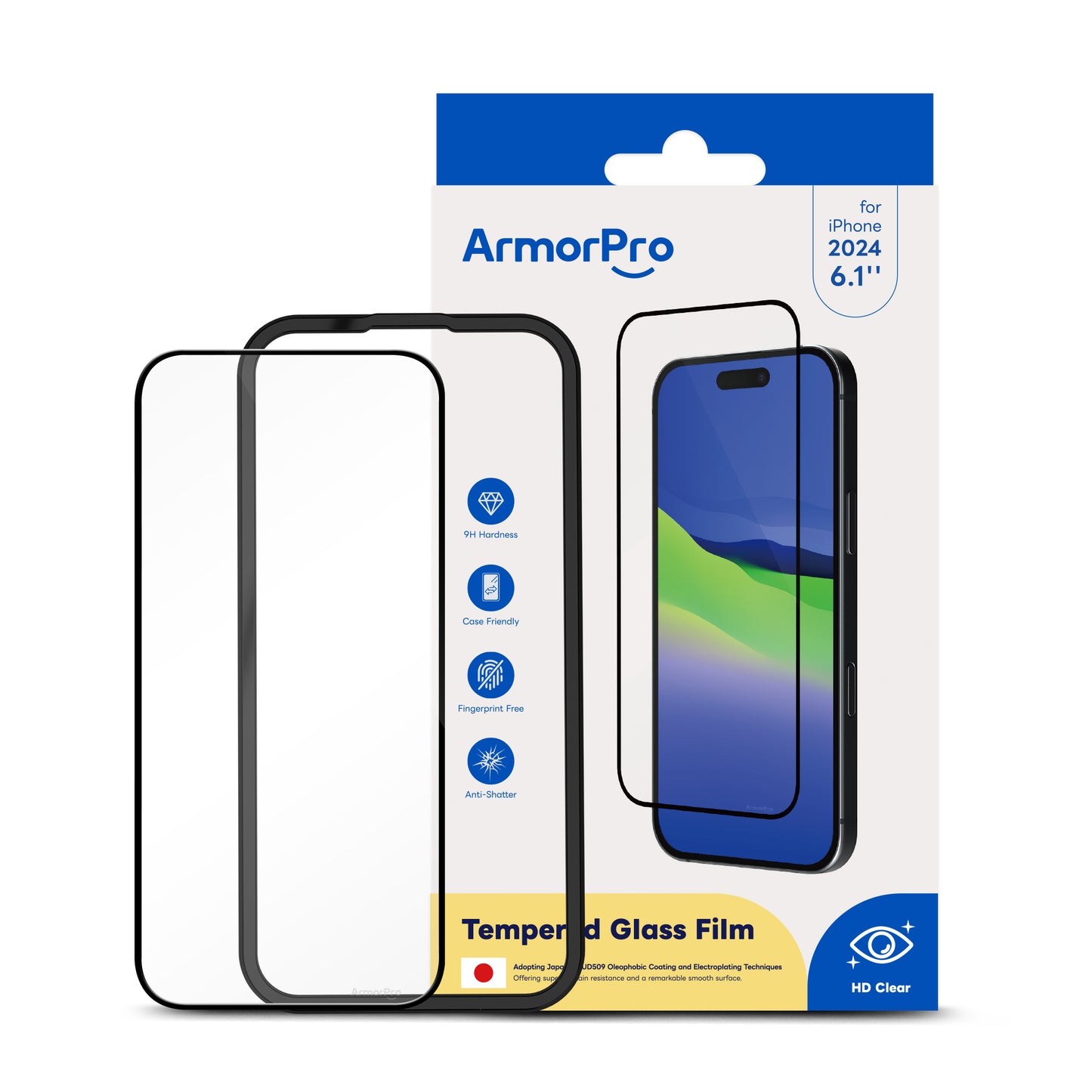 ArmorPro HD Clear Screen Protector for iPhone 16 Series
