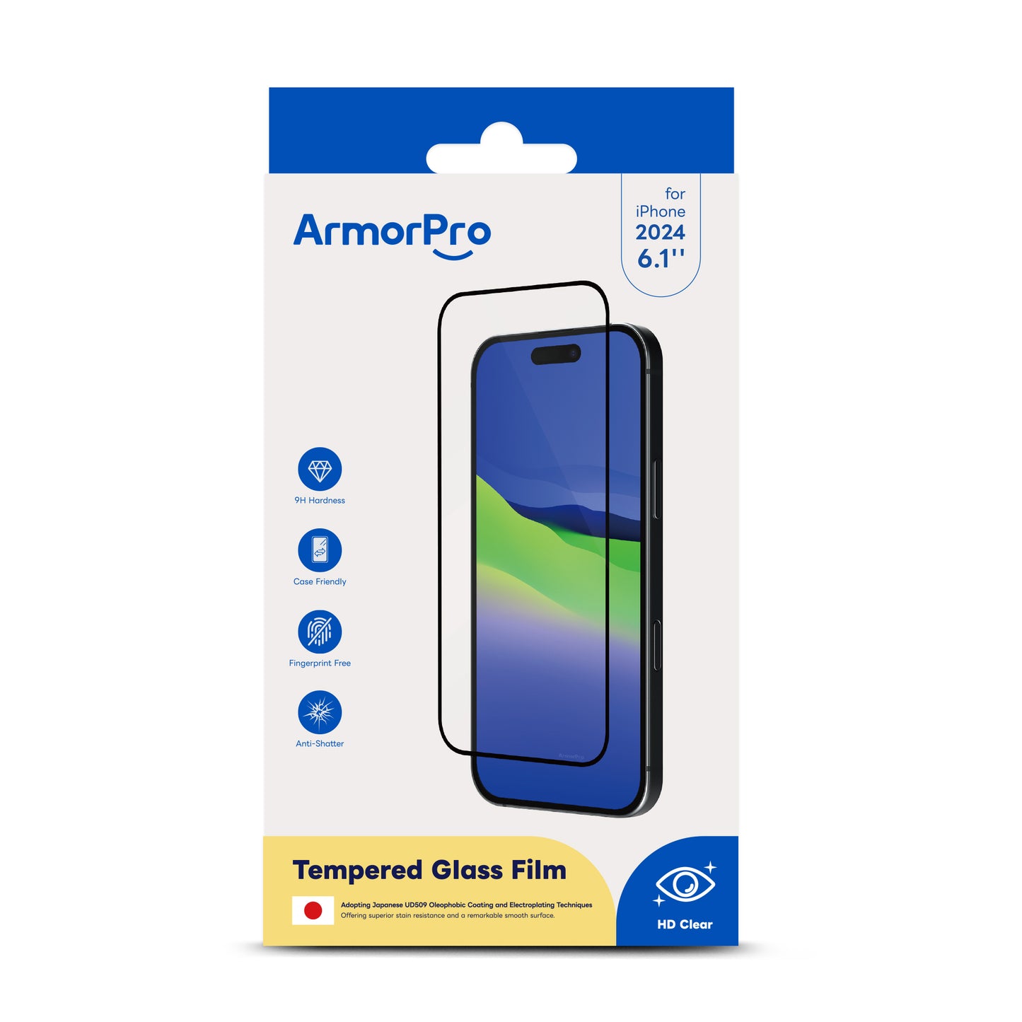 ArmorPro HD Clear Screen Protector for iPhone 16 Series