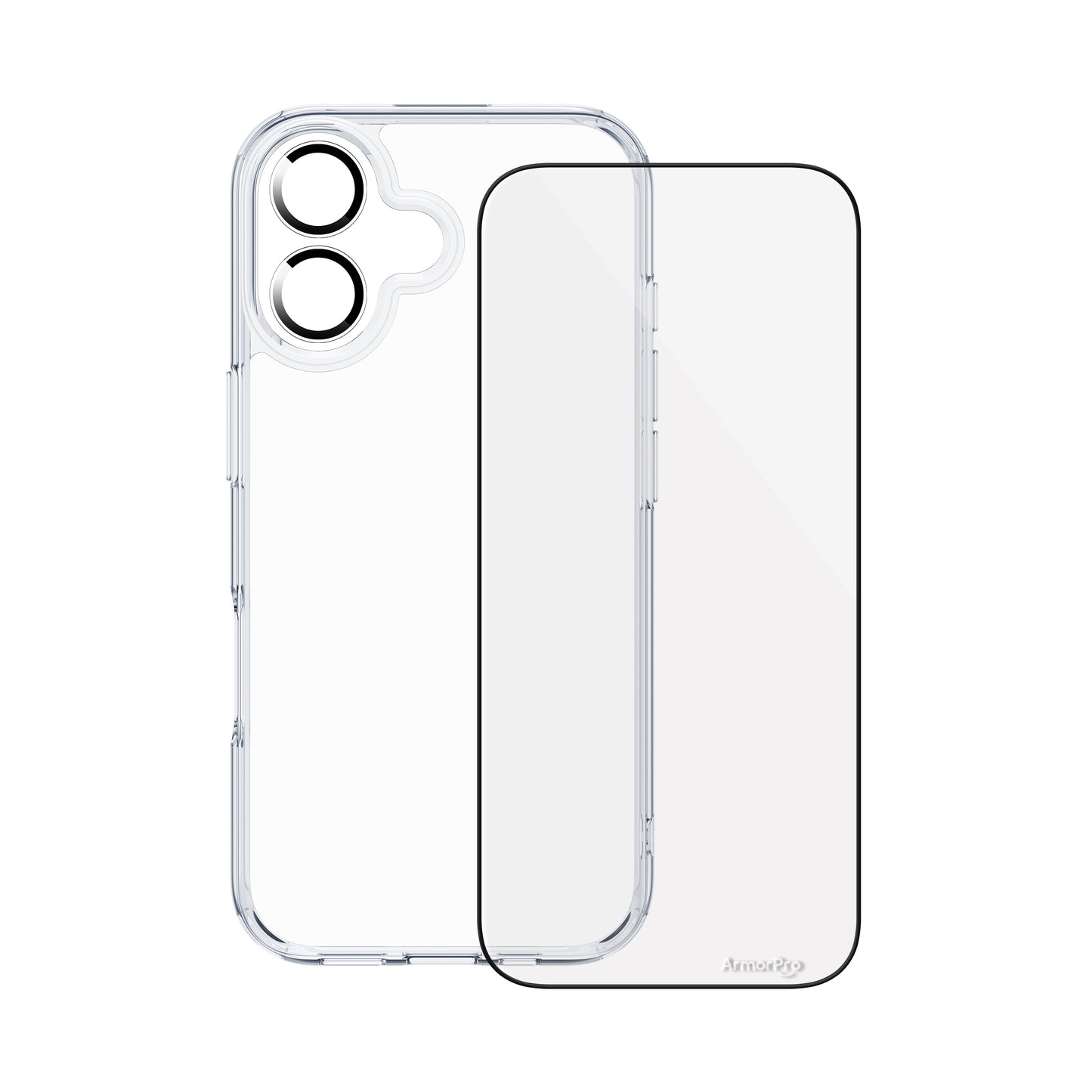 ArmorPro SODA 3-in-1 Combo (HD Screen Protector & Camera Lens & Clear Case)for iPhone 17 Series