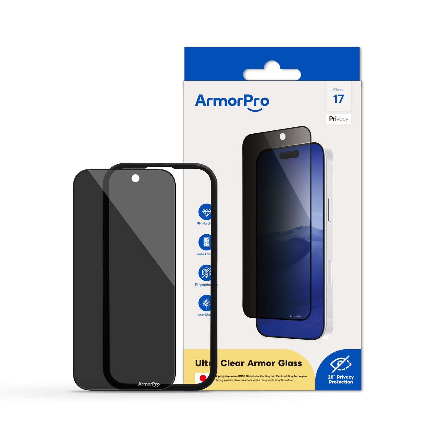 ArmorPro Screen Protector Privacy for iPhone 17 Series
