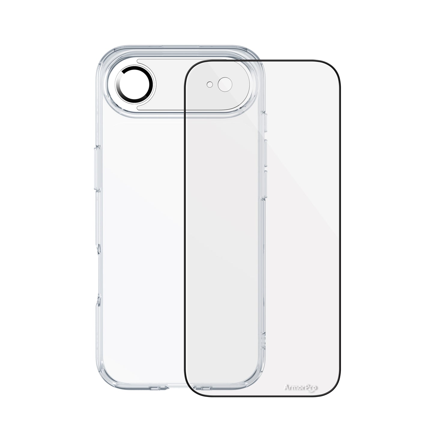ArmorPro SODA 3-in-1 Combo (HD Screen Protector & Camera Lens & Clear Case)for iPhone 17 Series