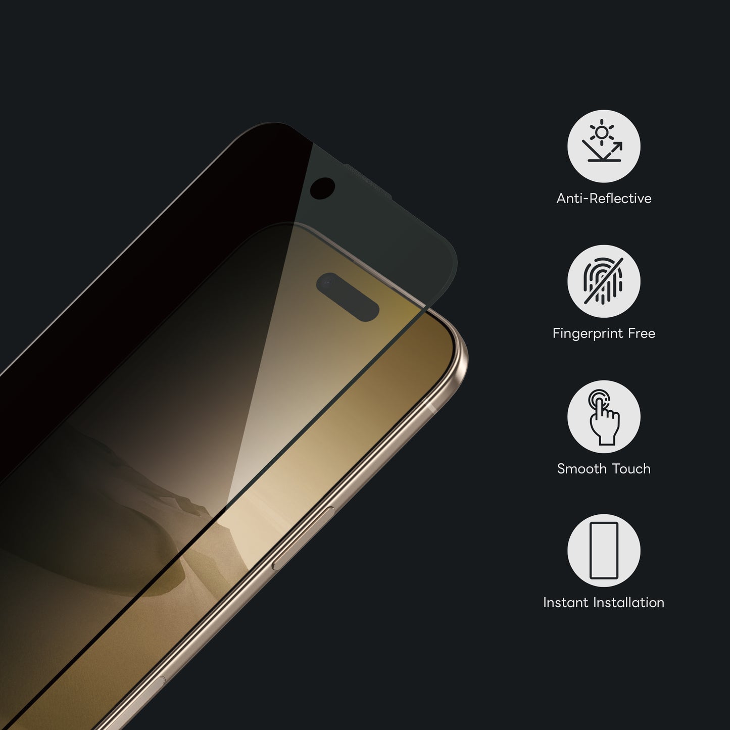 ArmorPro BlackMirror AR Screen Protector Privacy for iPhone 17 Series
