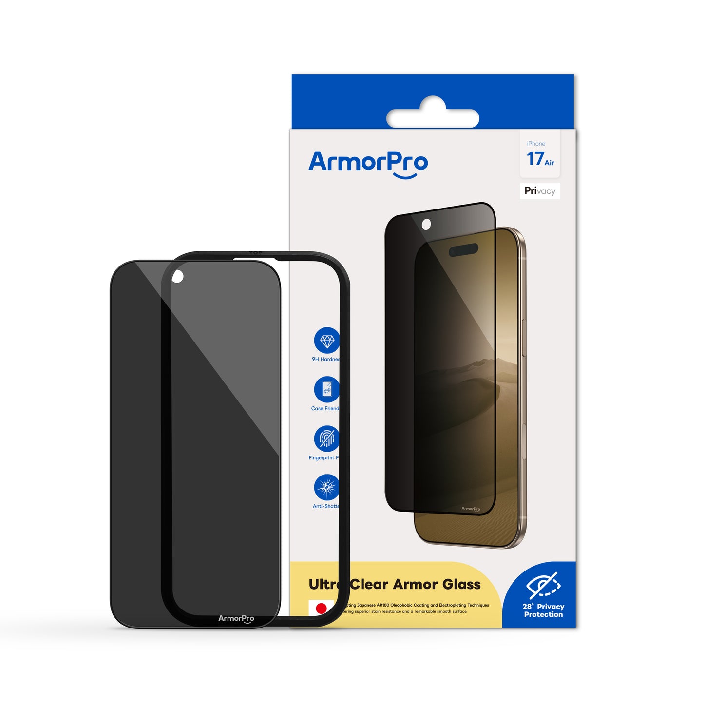 ArmorPro Screen Protector Privacy for iPhone 17 Series