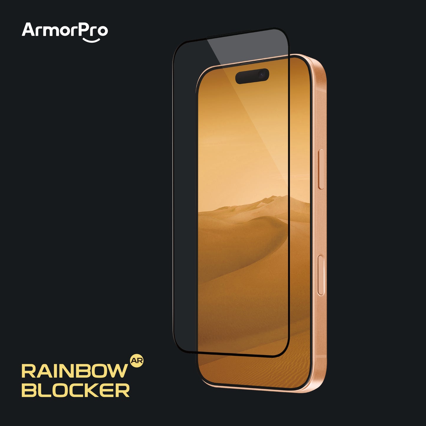 ArmorPro RainbowBlocker Screen Protector HD AR + Anti-Glare for iPhone 17 Series