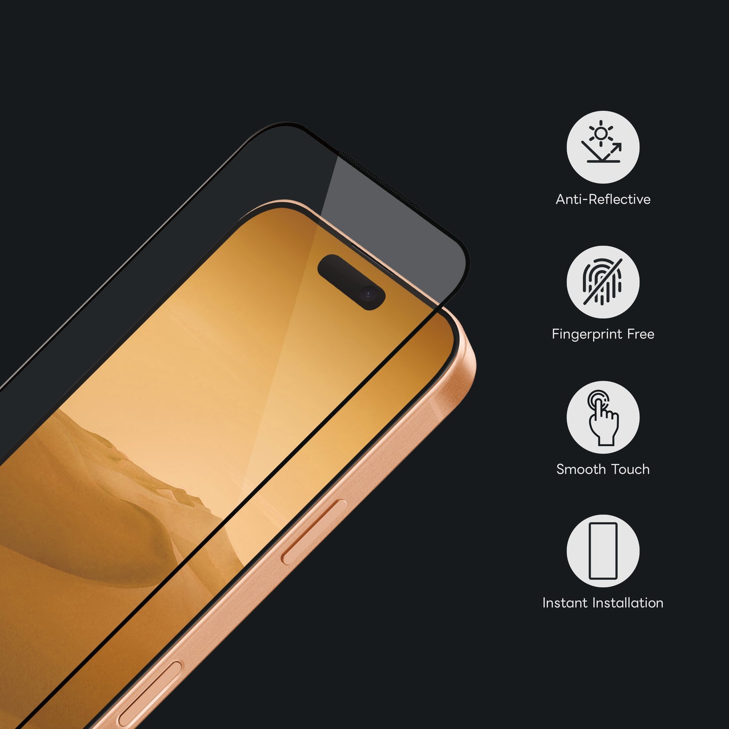 ArmorPro RainbowBlocker Screen Protector HD AR + Anti-Glare for iPhone 17 Series