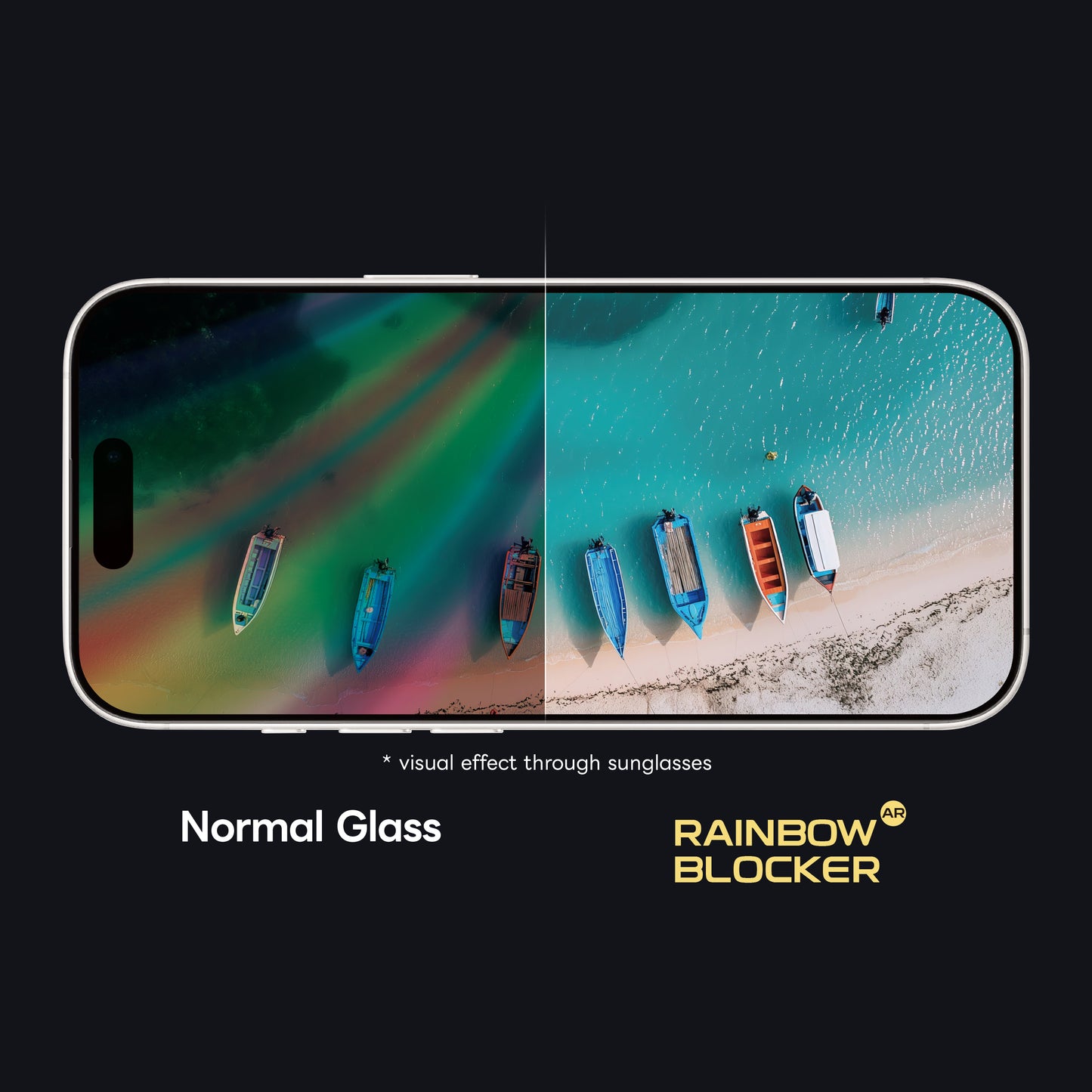 ArmorPro RainbowBlocker Screen Protector HD AR + Anti-Glare for iPhone 17 Series