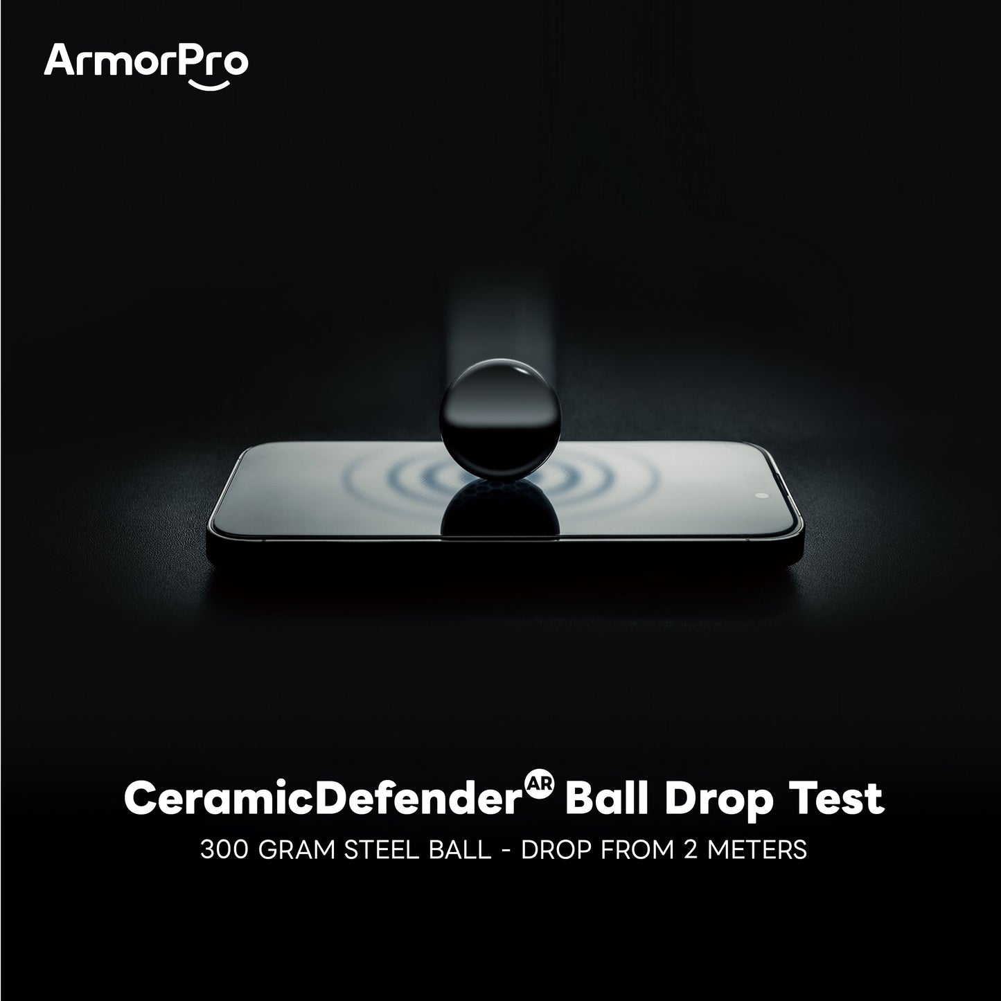 ArmorPro CeramicDefender AR+Rainbow-Free Screen Protector HD for iPhone 17 Pro & Pro Max