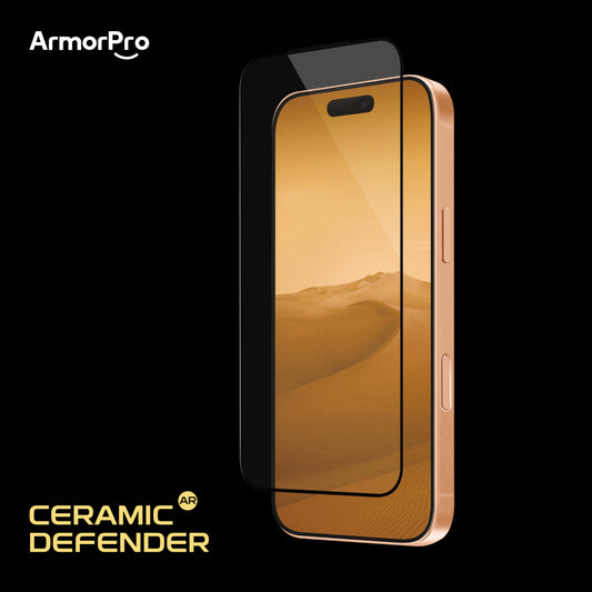 ArmorPro CeramicDefender AR+Rainbow-Free Screen Protector HD for iPhone 17 Pro & Pro Max