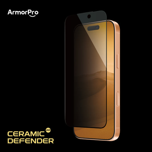 ArmorPro CeramicDefender AR Screen Protector Privacy for iPhone 17 Pro & Pro Max