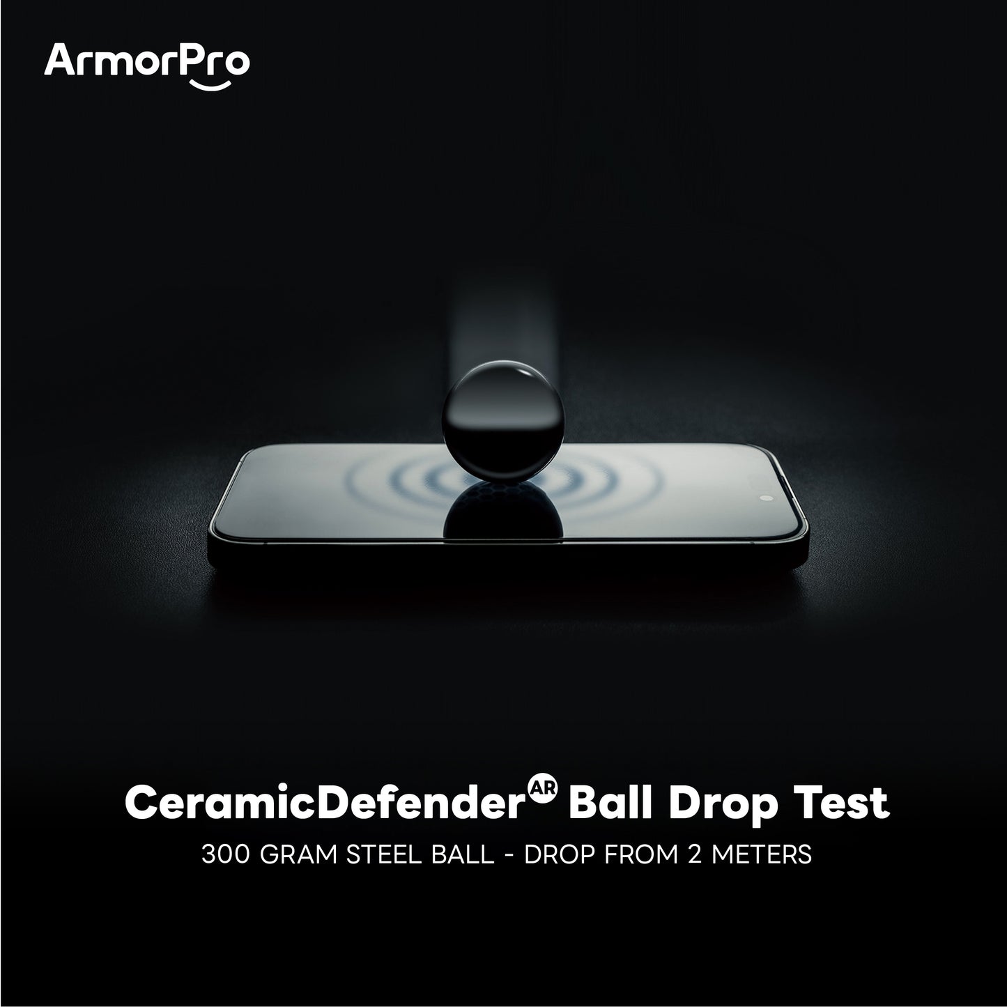 ArmorPro CeramicDefender AR Screen Protector Privacy for iPhone 17 Pro & Pro Max