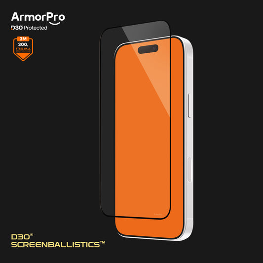 ArmorPro D3O Screen Protector for iPhone 16 Series