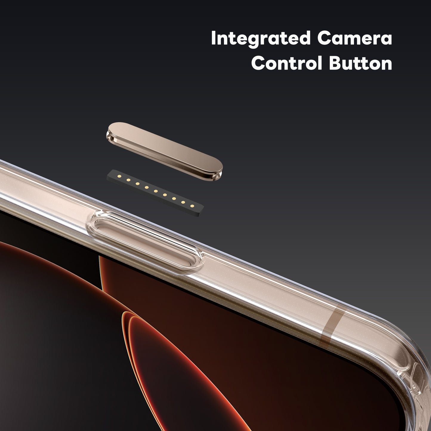 ArmorPro D3O 3-in-1 Combo (Privacy Anti-Reflective Screen Protector & DoubleAR Camera Lens & D3O Clear Case with Gold MagSafe) for iPhone 16 Pro & iPhone 16 Pro Max