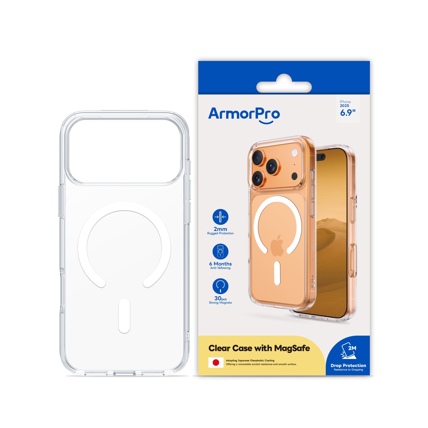 ArmorPro SODA Clear Case with MagSafe for iPhone 17 Series