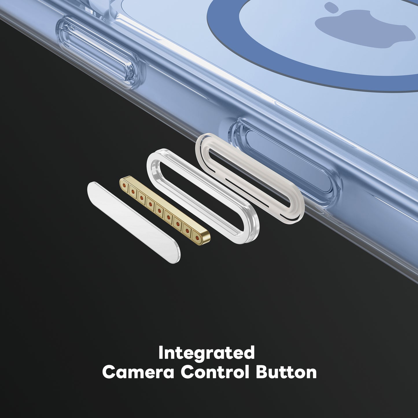 ArmorPro D3O 3-in-1 Combo with Capture Button (HD Anti-Reflective Screen Protector & DoubleAR Camera Lens & D3O Clear Case with MagSafe) for iPhone 17