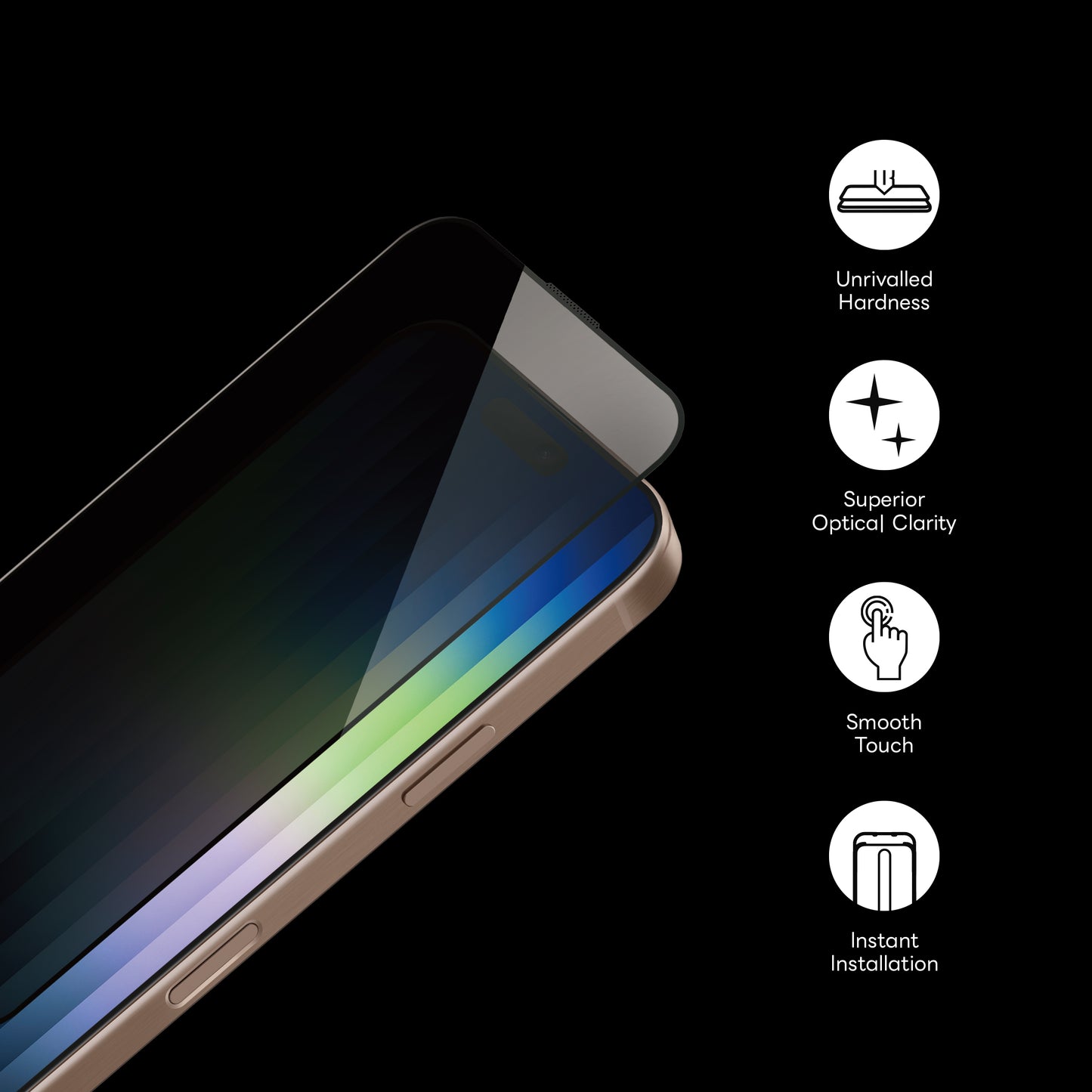 ArmorPro UltraHard Screen Protector Privacy for iPhone 16 Series