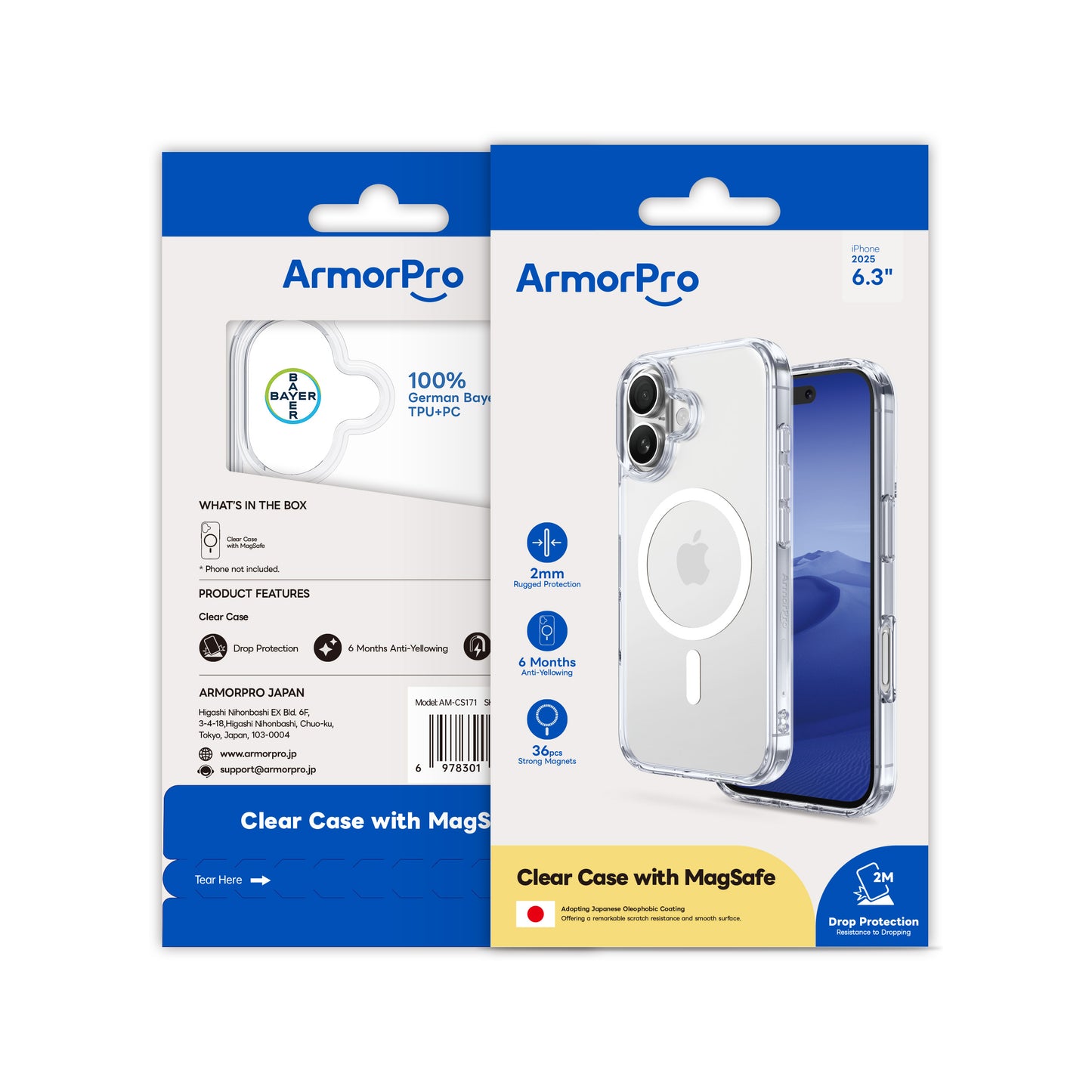 ArmorPro SODA Clear Case with MagSafe for iPhone 17 Series