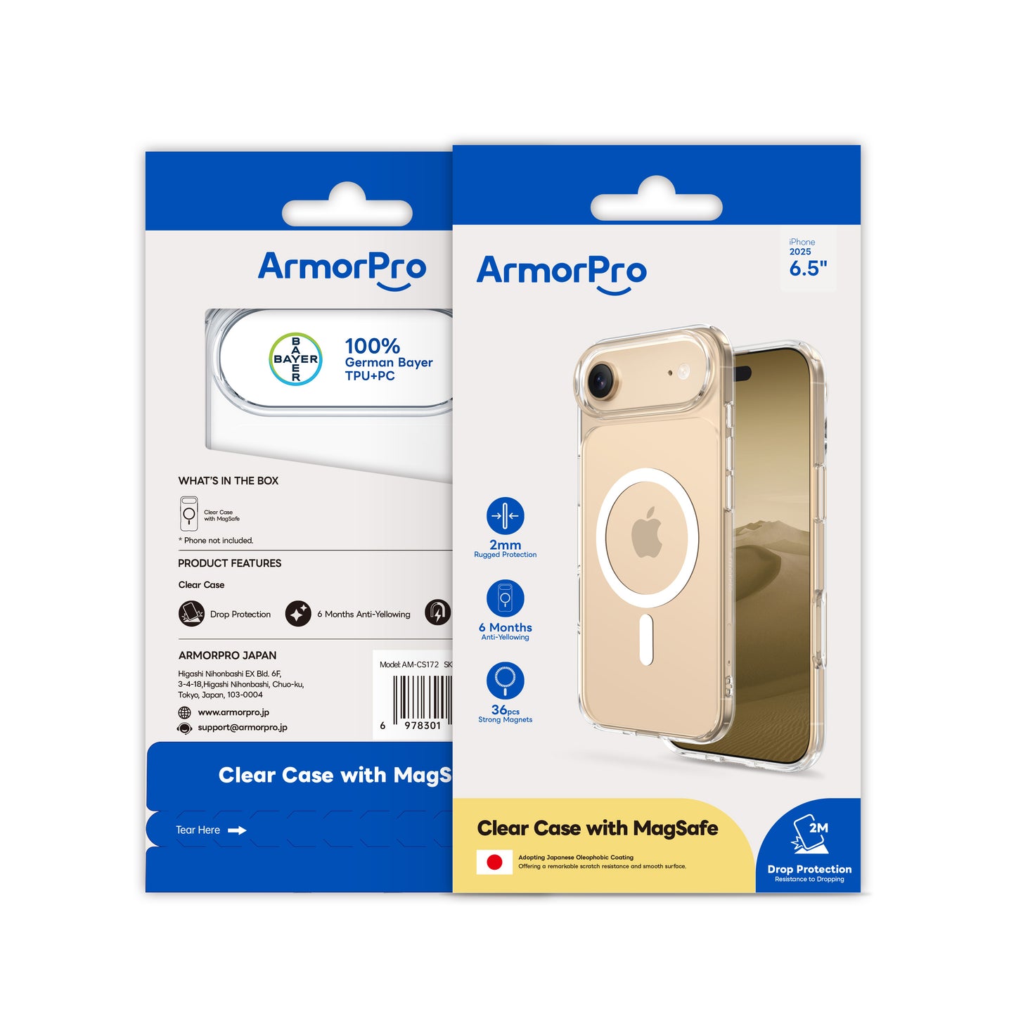 ArmorPro SODA Clear Case with MagSafe for iPhone 17 Series