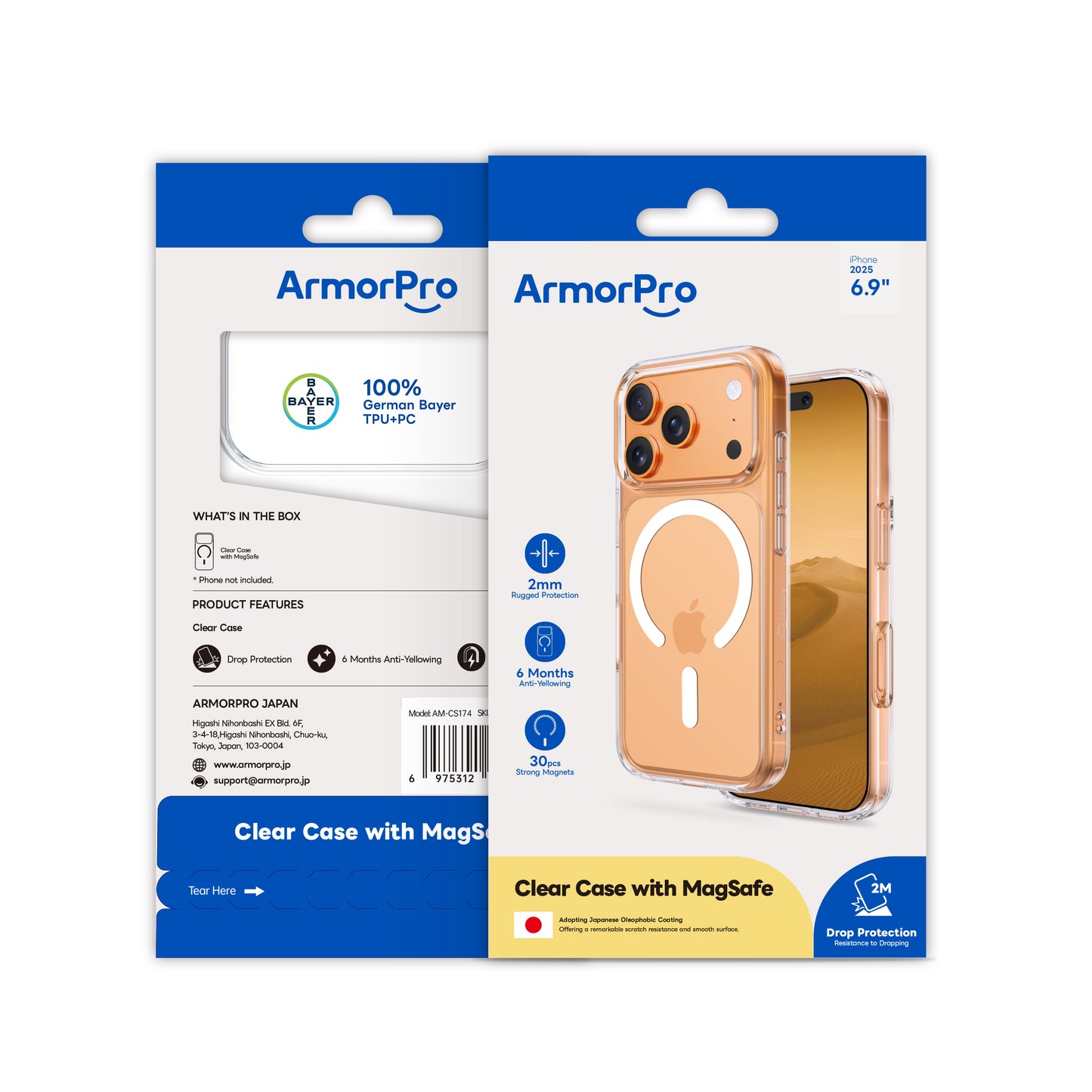 ArmorPro SODA Clear Case with MagSafe for iPhone 17 Series