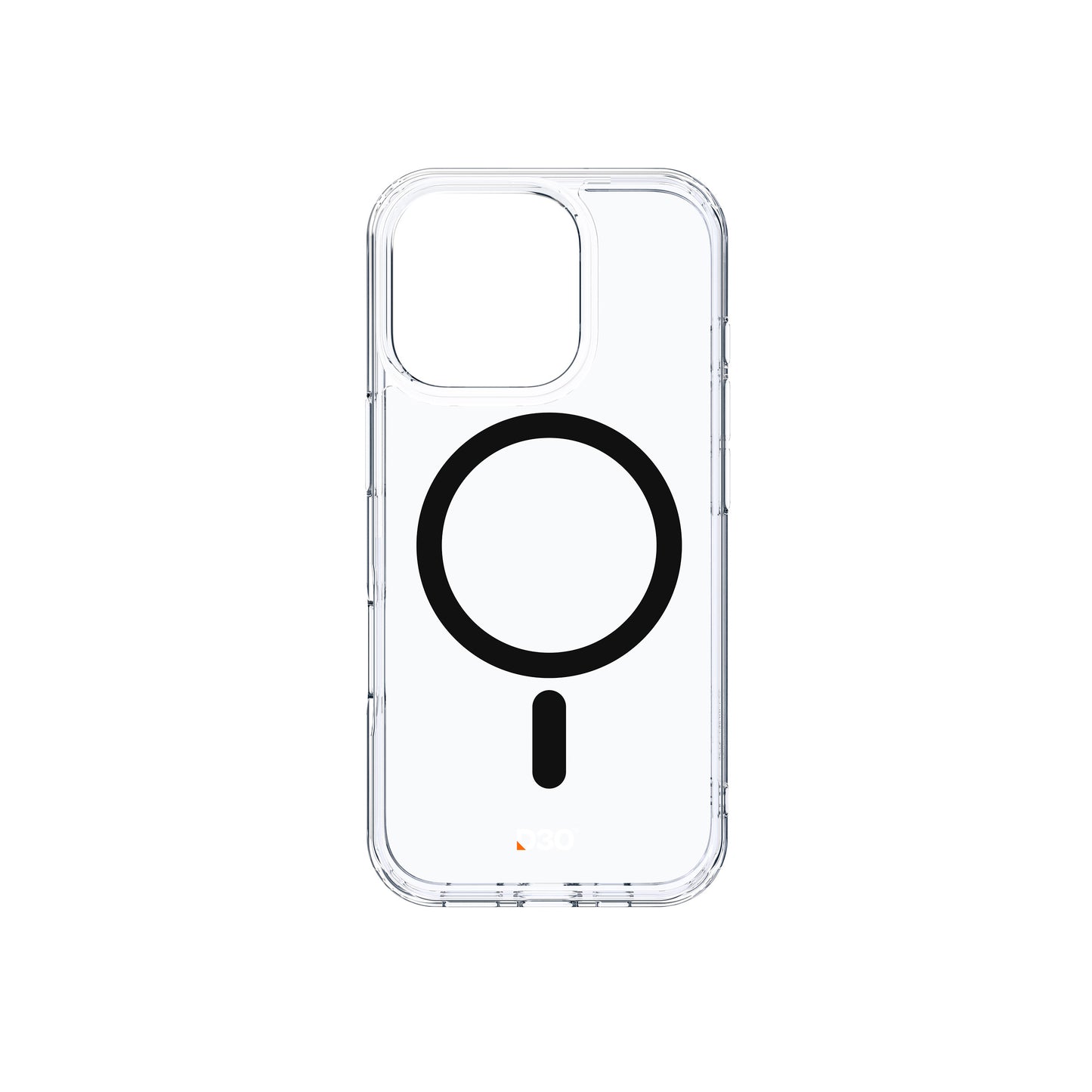 ArmorPro D3O Protected Clear Case with Black MagSafe for iPhone 16 Series