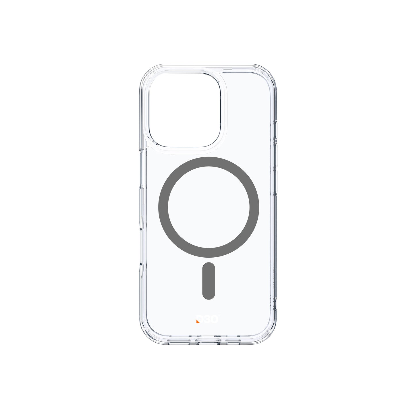 ArmorPro D3O Protected Clear Case with Titanium Grey MagSafe for iPhone 16 Series