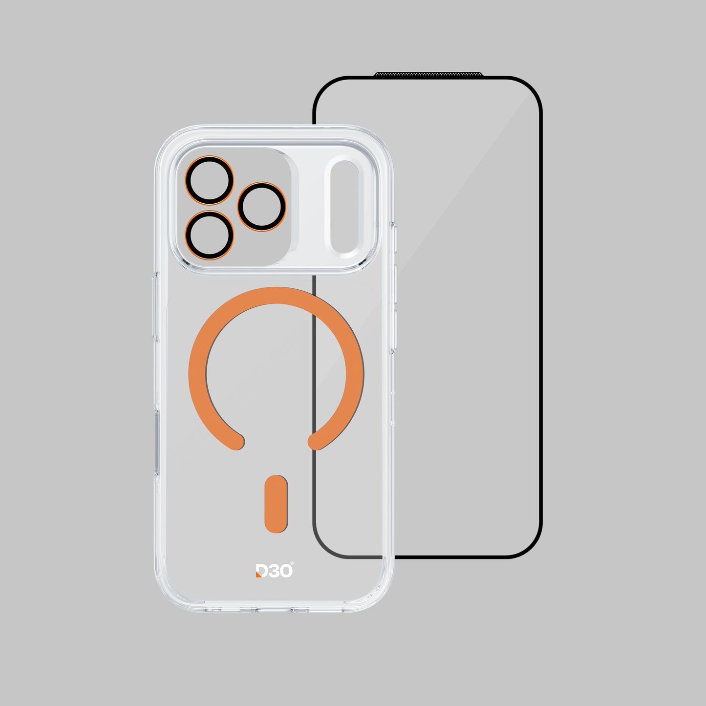 ArmorPro D3O 3-in-1 Combo with Capture Button (HD Anti-Reflective Screen Protector & DoubleAR Camera Lens & D3O Clear Case with MagSafe) for iPhone 17 Pro & 17 Pro Max