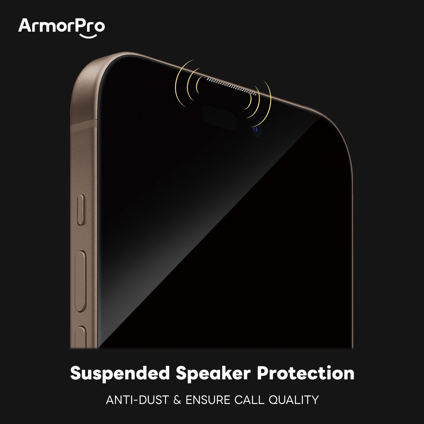 ArmorPro CeramicDefender Screen Protector Privacy for iPhone 16 Series