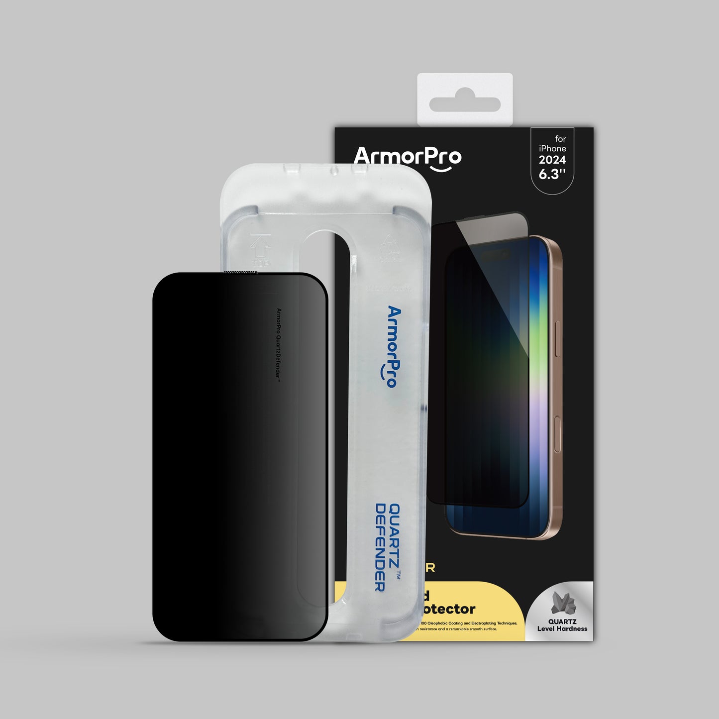 ArmorPro UltraHard Screen Protector Privacy for iPhone 16 Series