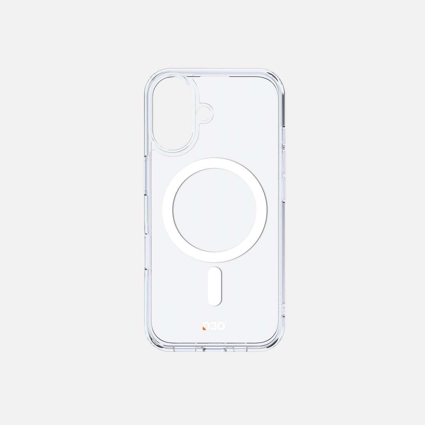 ArmorPro D3O Protected Clear Case with White MagSafe for iPhone 16 Series