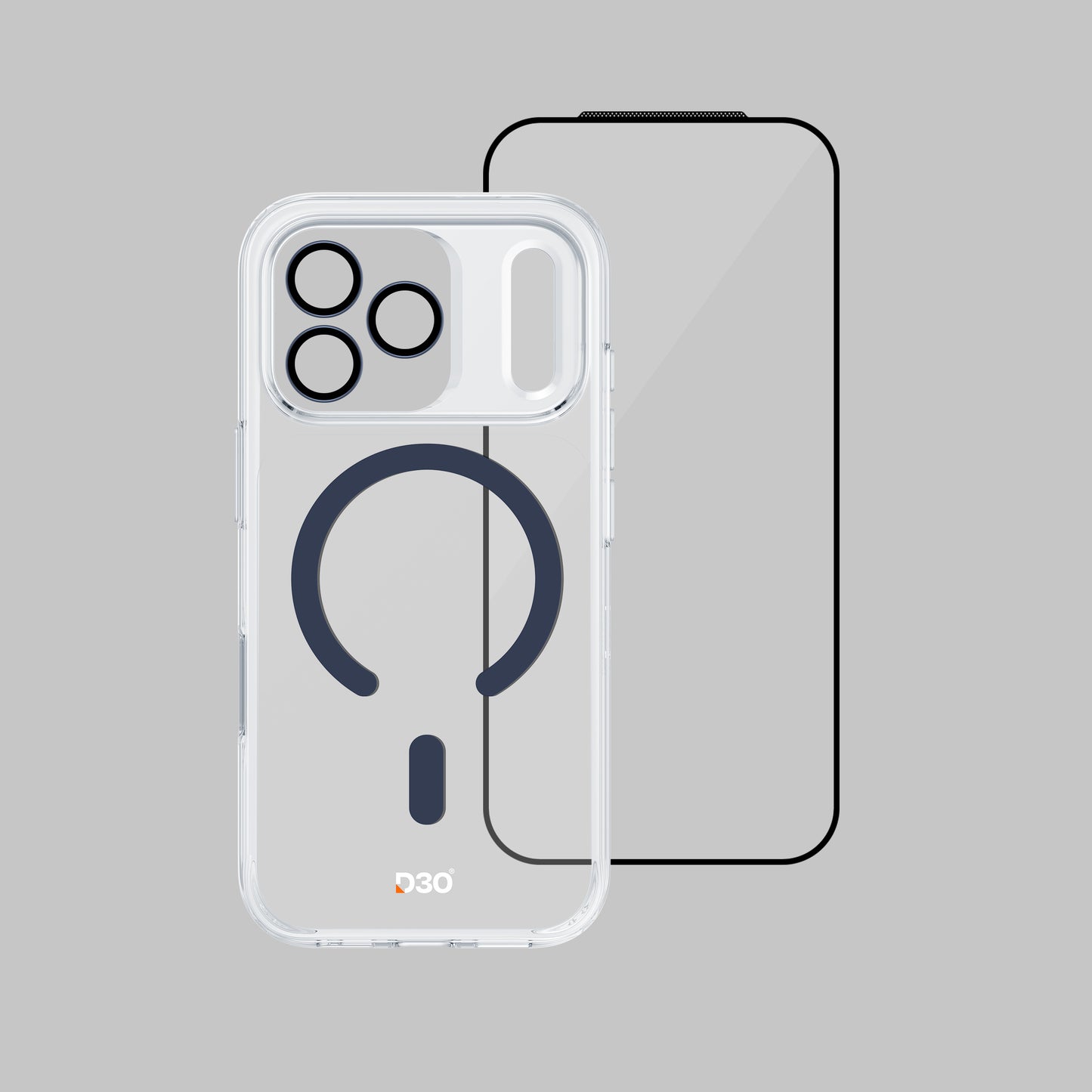 ArmorPro D3O 3-in-1 Combo with Capture Button (HD Anti-Reflective Screen Protector & DoubleAR Camera Lens & D3O Clear Case with MagSafe) for iPhone 17 Pro & 17 Pro Max