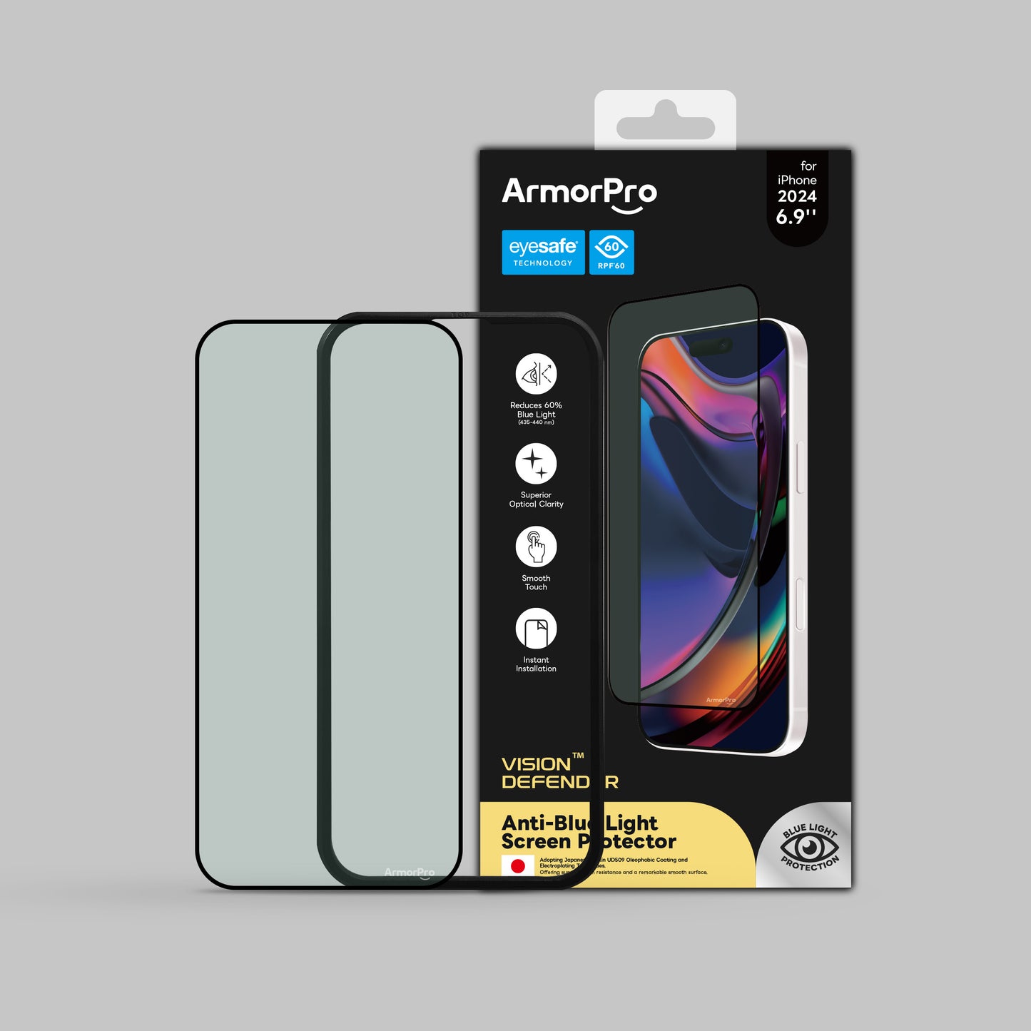 ArmorPro Anti-Blue Light Screen Protector for iPhone 16 Series