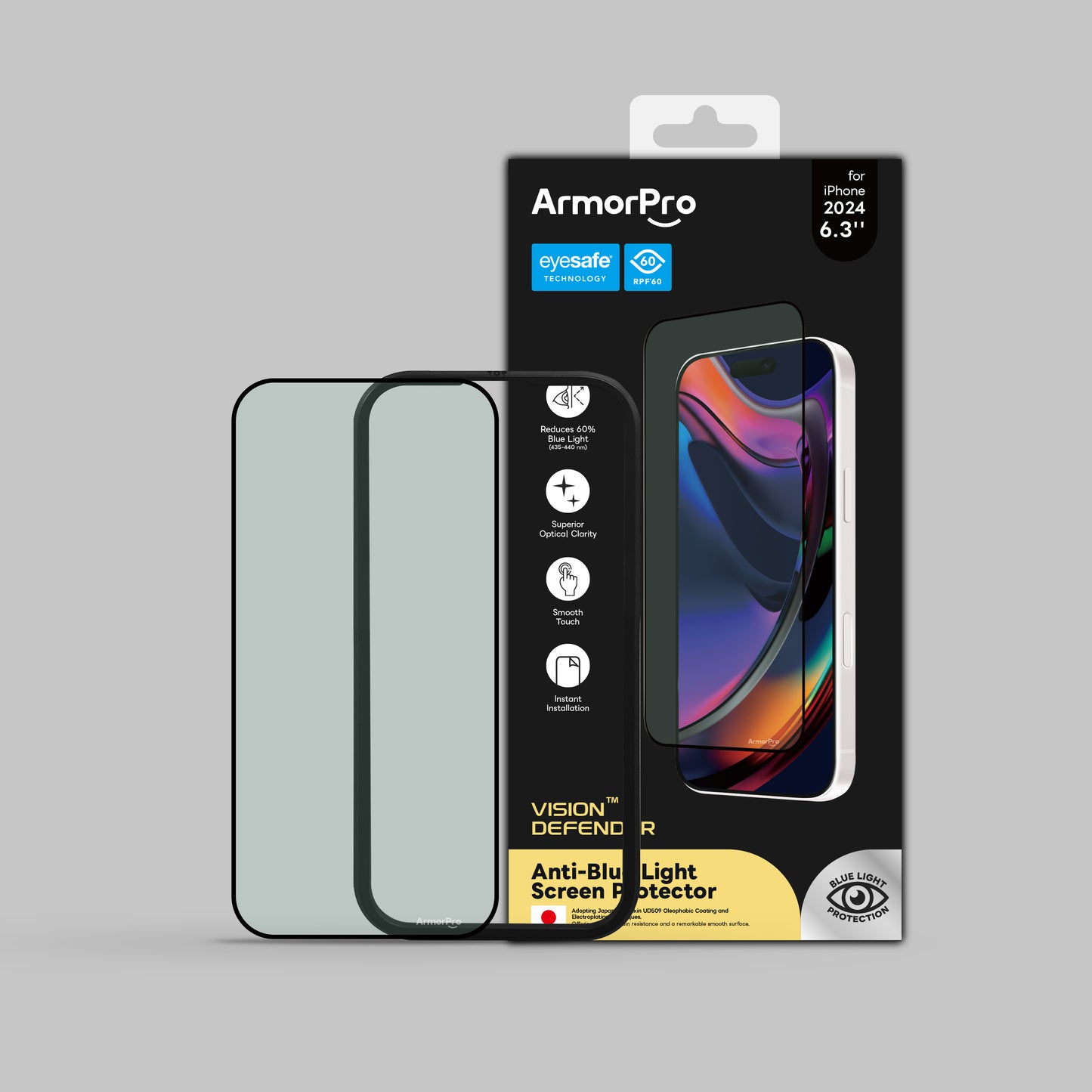 ArmorPro Anti-Blue Light Screen Protector for iPhone 16 Series