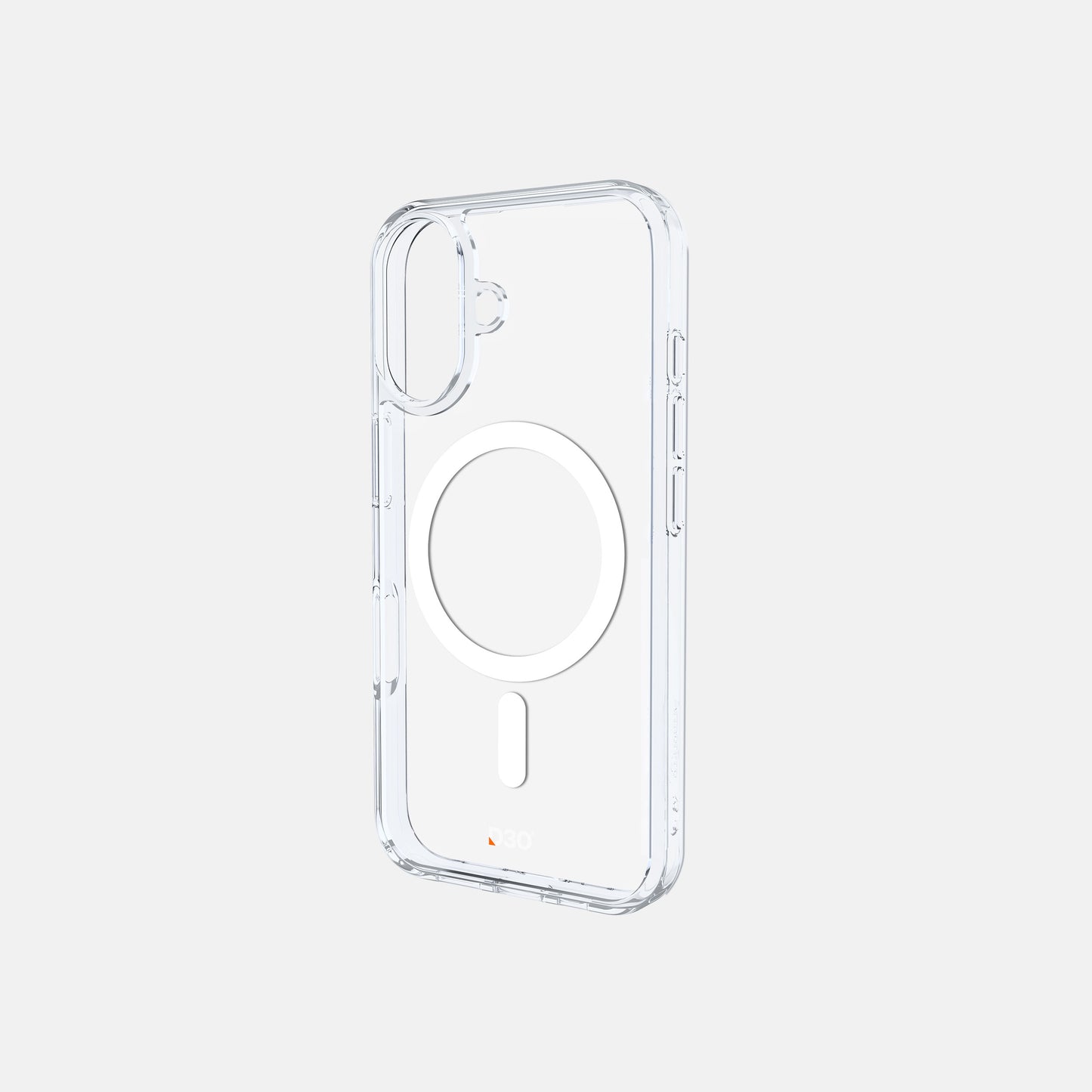 ArmorPro D3O Protected Clear Case with White MagSafe for iPhone 16 Series