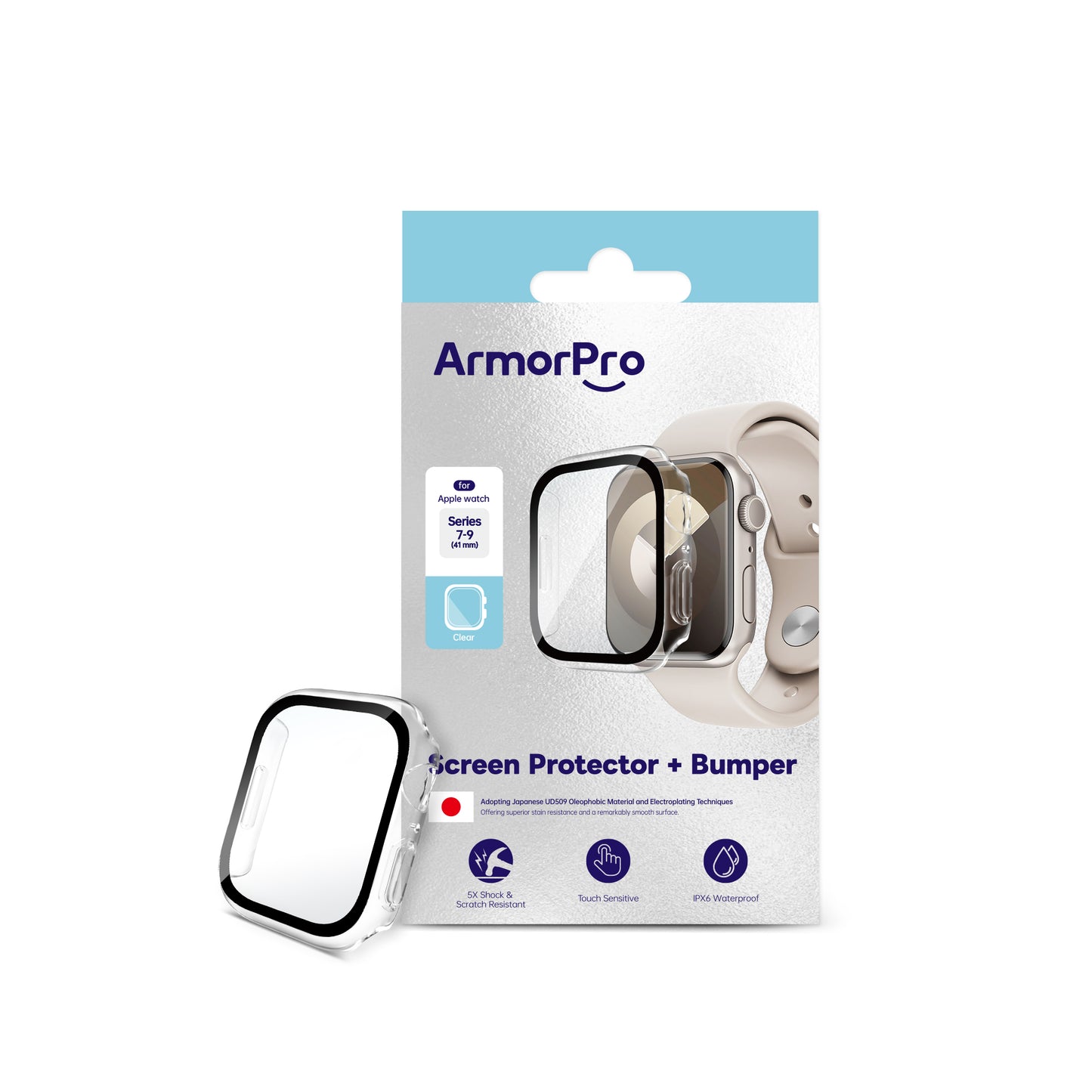 ArmorPro Waterproof Case Transparent for iWatch