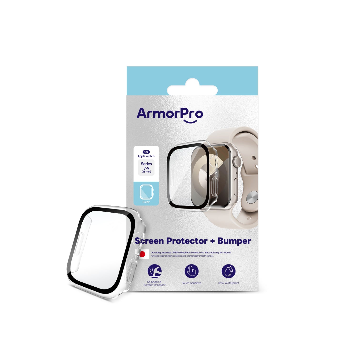 ArmorPro Waterproof Case Transparent for iWatch