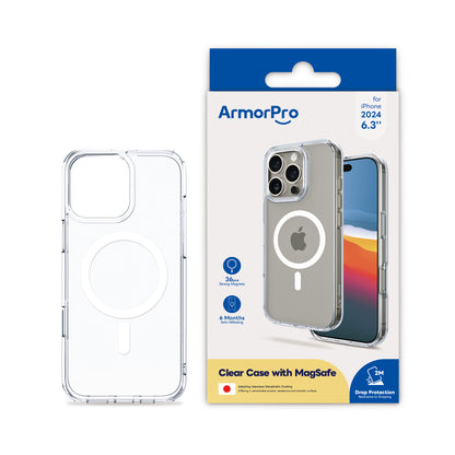 ArmorPro Clear Case with MagSafe for iPhone 16 Series