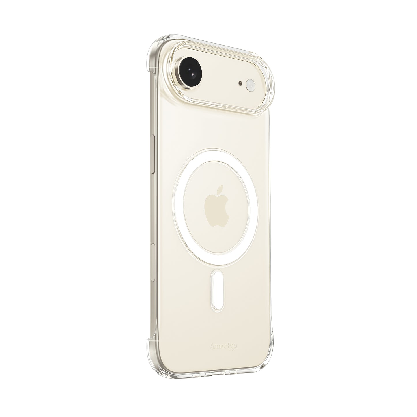 ArmorPro Frameless PC Clear Case with MagSafe White for iPhone 17 Series