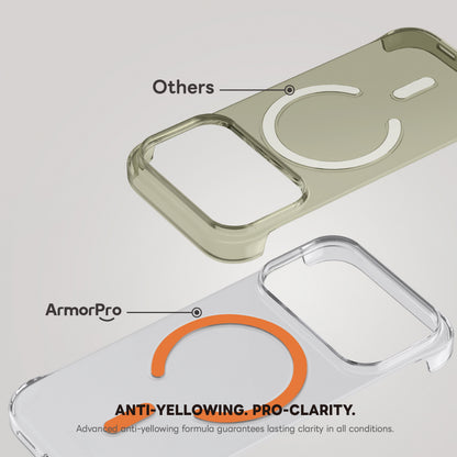ArmorPro Frameless PC Clear Case with MagSafe for iPhone 17 Pro & Pro Max
