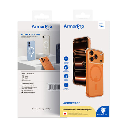 ArmorPro Frameless PC Clear Case with MagSafe for iPhone 17 Pro & Pro Max
