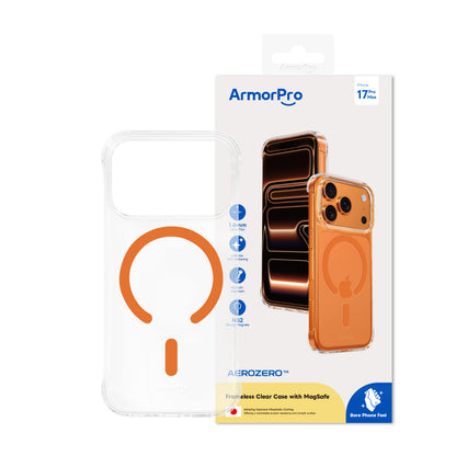 ArmorPro Frameless PC Clear Case with MagSafe for iPhone 17 Pro & Pro Max