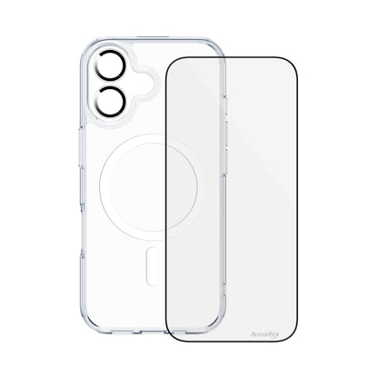 ArmorPro SODA 3-in-1 Combo (HD Screen Protector & Camera Lens &Clear Case with MagSafe) for iPhone 17 Series