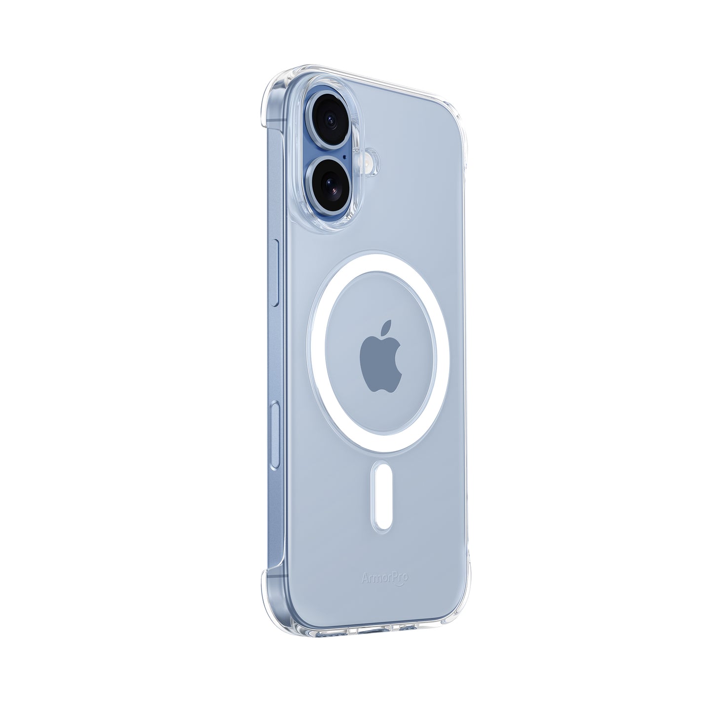 ArmorPro Frameless PC Clear Case with MagSafe White for iPhone 17 Series
